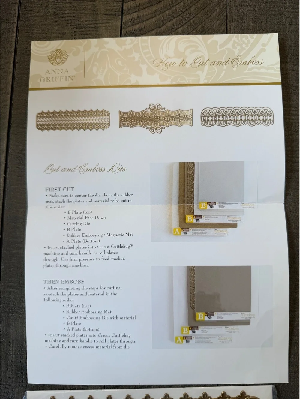 Anna Griffin Border Trim Dies die cut set